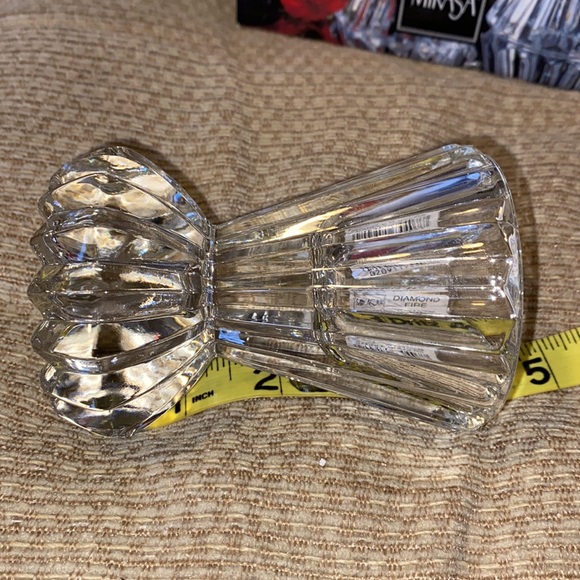 🕯️ NWT Mikasa Vintage Diamond Fire Pair of Candle Holders - Picture 12 of 14